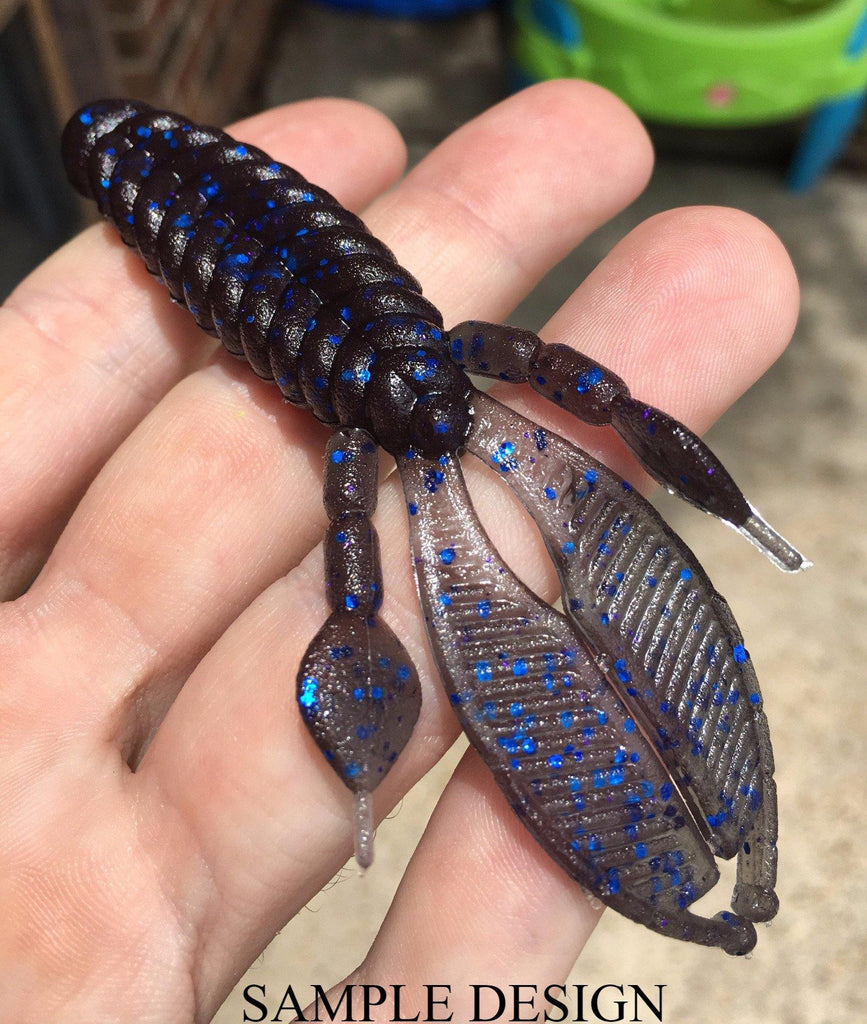Fat Worm - Diesel Baits customer designed soft plastic fishing lures