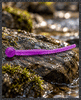 DB Mouse Tails 3-inch soft plastic bait with a round head and slender ribbed tail